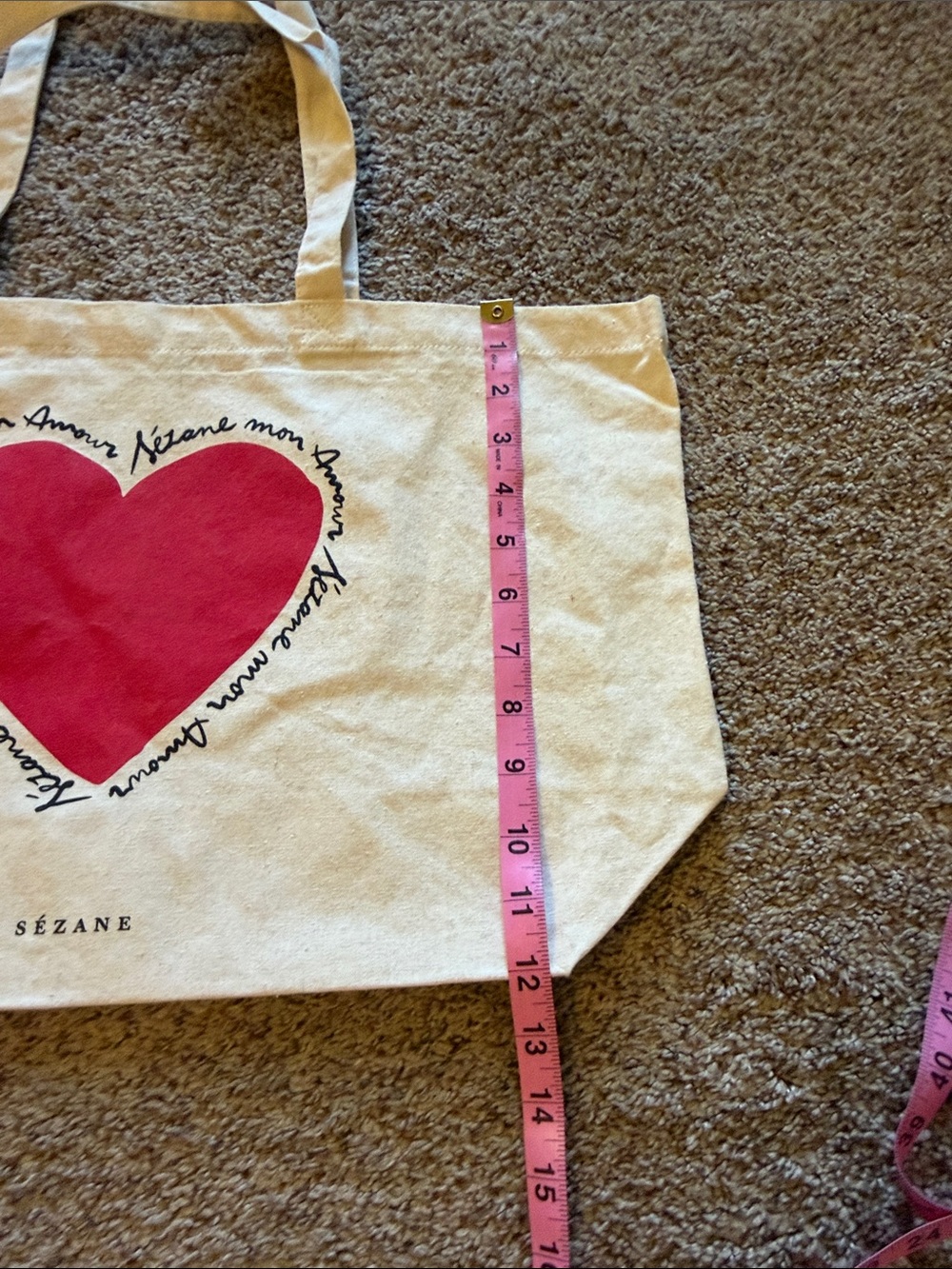 Sezane tote bag - Picture 2 of 6
